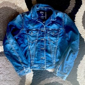 Silver jeans jean jacket EUC size Large